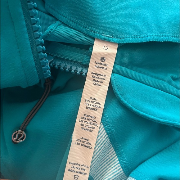 Lululemon ๐ฆ Define Jacket | Surge Turquoise | Size 12 - Picture 10 of 12